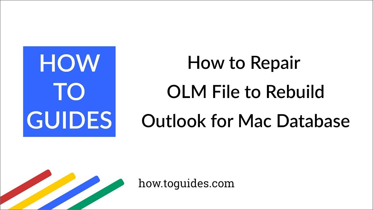 repair outlook for mac 2016 database